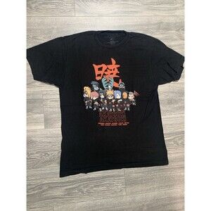 2002 Naruto Akatsuki Criminal Organization L T-Shirt